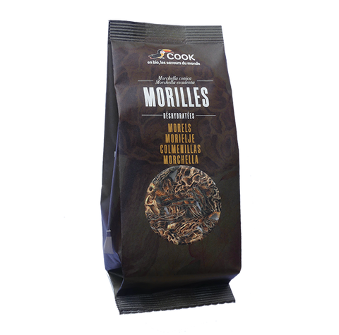 Morilles sachet coussin