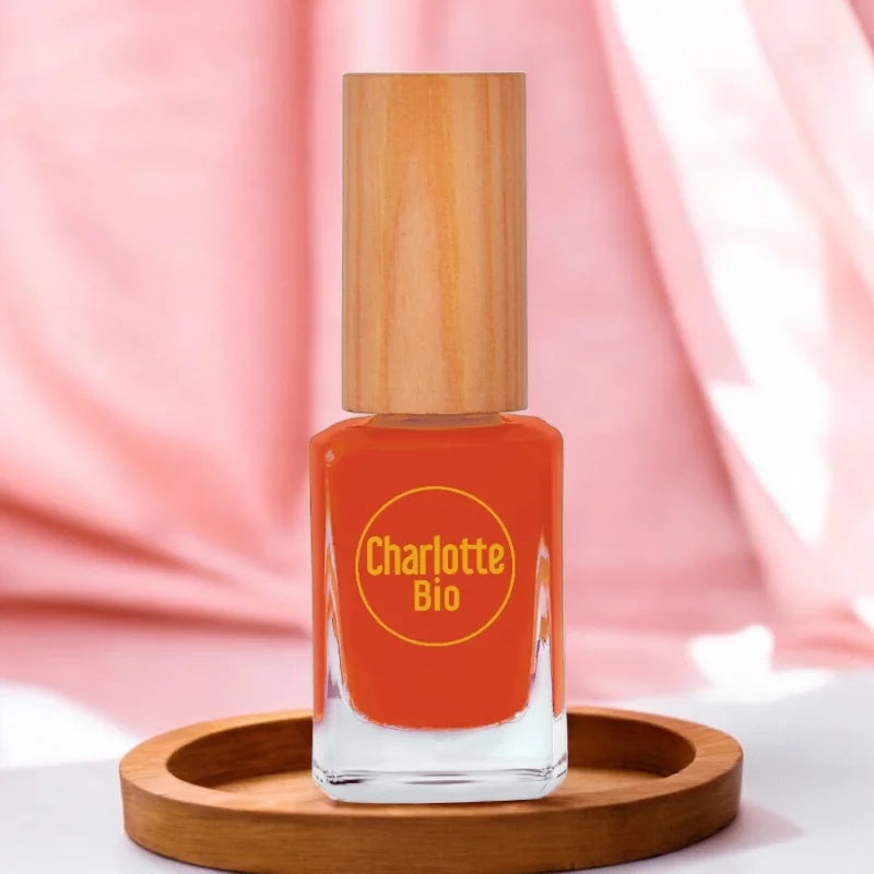 Nagellack glänzend orange rust - 10ml - Charlotte Bio