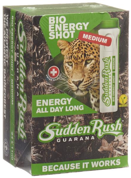 SUDDENRUSH Guarana Bio Energy Shot Medium (24 x 11 ml)