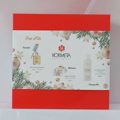 HORMETA Duo D’or Pour Fête Series – Set regalo per la cura della pelle festivo