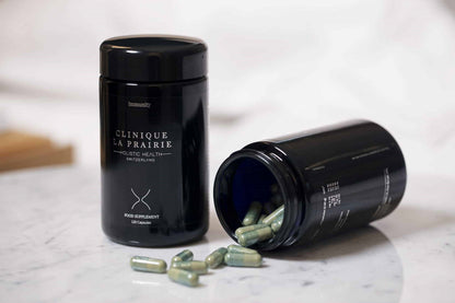 Clinique La Prairie – THE ULTIMATE Immunità e R-Essence | Integratori di supporto alla longevità | 2 x 120 Capsule