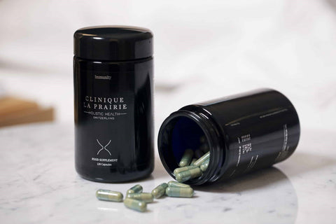 Clinique La Prairie – THE ULTIMATE Immunità e R-Essence | Integratori di supporto alla longevità | 2 x 120 Capsule