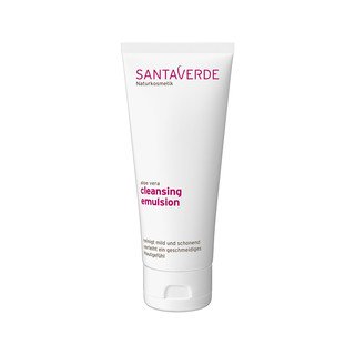 Santaverde aloe vera Reinigungsemulsion ohne Duft, NaTrue 100ml