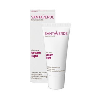 Santaverde aloe vera creme light, NaTrue 30ml