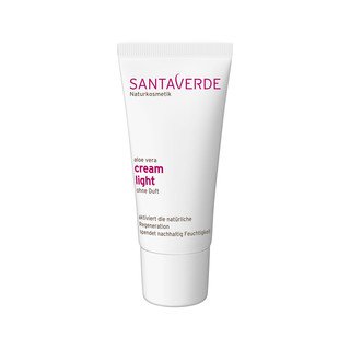 Santaverde aloe vera creme light ohne Duft, NaTrue 30ml