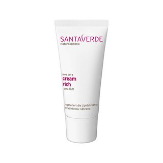 Santaverde aloe vera creme rich ohne Duft, NaTrue 30ml