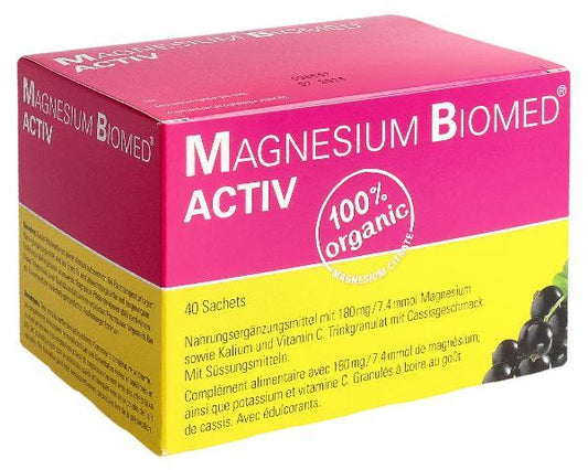 MAGNESIUM BIOMED Activ Gran Bottle 40 Units