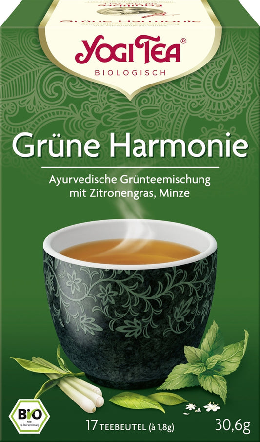 YOGI Green Tea Grüne Harmonie D/F/I Btl 17 Stk