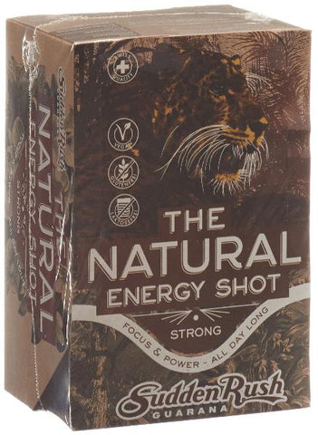 SUDDENRUSH Guarana Natural Energy Shot Strong (24 x 11 ml)