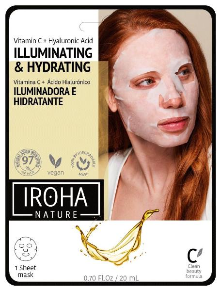 IROHA Tuchmaske Vitamin C/Hyaluronsäure