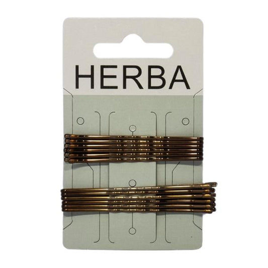 HERBA Klemme 6+6.5cm braun 12 Stk