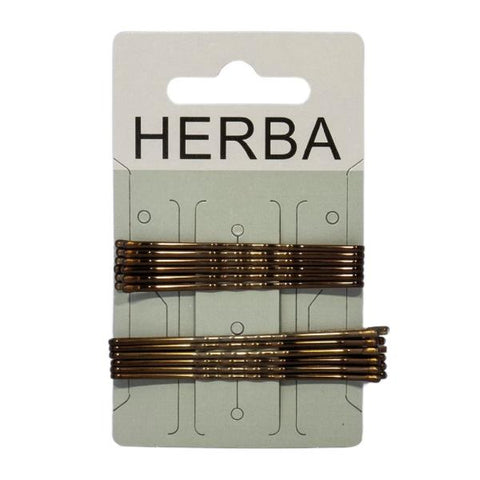 HERBA Klemme 6+6.5cm braun 12 Stk