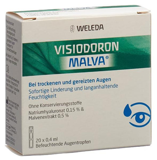 WELEDA Visiodoron Malva Augentropfen 20 Monodosen 0.4 ml