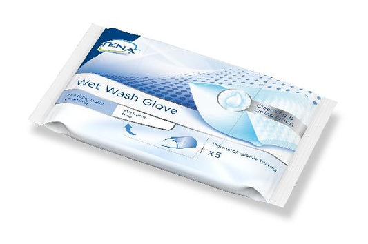 TENA Wet Wash Glove unparfümiert 5 Stk