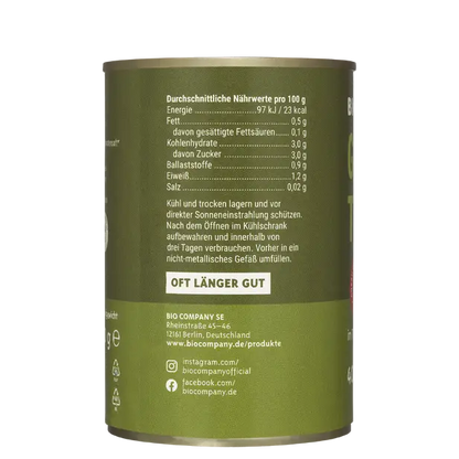 BIO COMPANY Geschälte Tomaten 400g