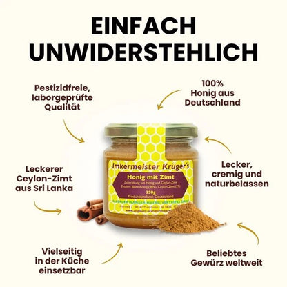 Honig mit Ceylon-Zimt 250 g