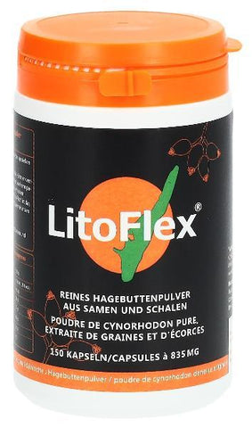 LITOFLEX orig dänisch Hagenbuttenpul Kaps 150 Stk