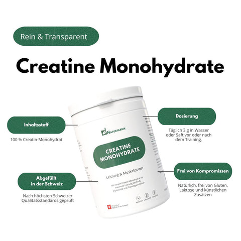 NATURFABRIK Créatine Monohydrate 500 g