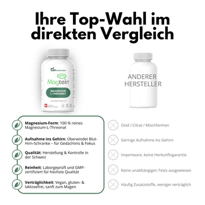 NATURFABRIK Magnesium-L-Threonat Magtein® Kapseln 120 Stk