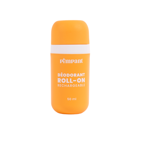 PIMPANT – Empty Yellow Refillable Roll-On Deodorant 55ml
