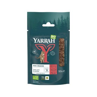 YARRAH Mini Katzen Snack, EU Bio 50 g