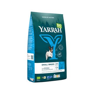 YARRAH Hundefutter Small Breed Huhn, mit Hafer, Reisprotein & Fischöl, EU Bio 2 kg