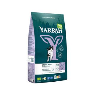 YARRAH Katzenfutter Sterilised wheat free Huhn, mit Reisprotein & Meeresalgen, EU Bio 700 g