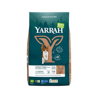 YARRAH Katzenfutter Wheat Free Huhn & Hering, mit Lupinen, EU Bio 800 g