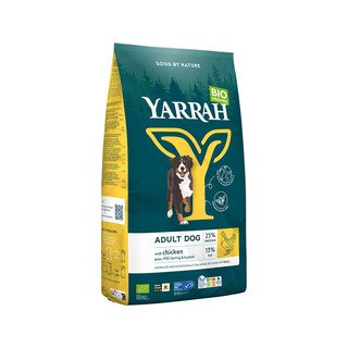 YARRAH Hundefutter Adult Dog Huhn & Hering, mit Erbsen & Baobab, EU Bio 10 kg