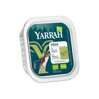 YARRAH Hundefutter Vega Gemüse & Hagebutte, EU Bio 150 g