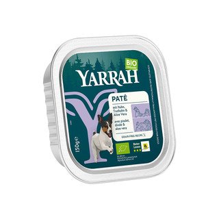 YARRAH Hundefutter Paté Truthahn, mit Aloe Vera, EU Bio 150 g