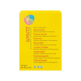 Detergente per bucato Sonett 40°, 60°, 95°C, in polvere, Nature Care Product 2,4 kg