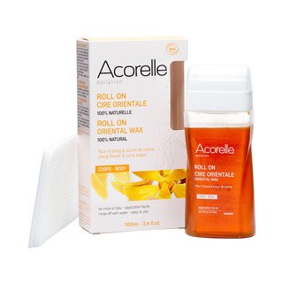 Acorelle Roll-On Orientalisches Wachs Körper, Cosmebio Naturkosmetik 100g