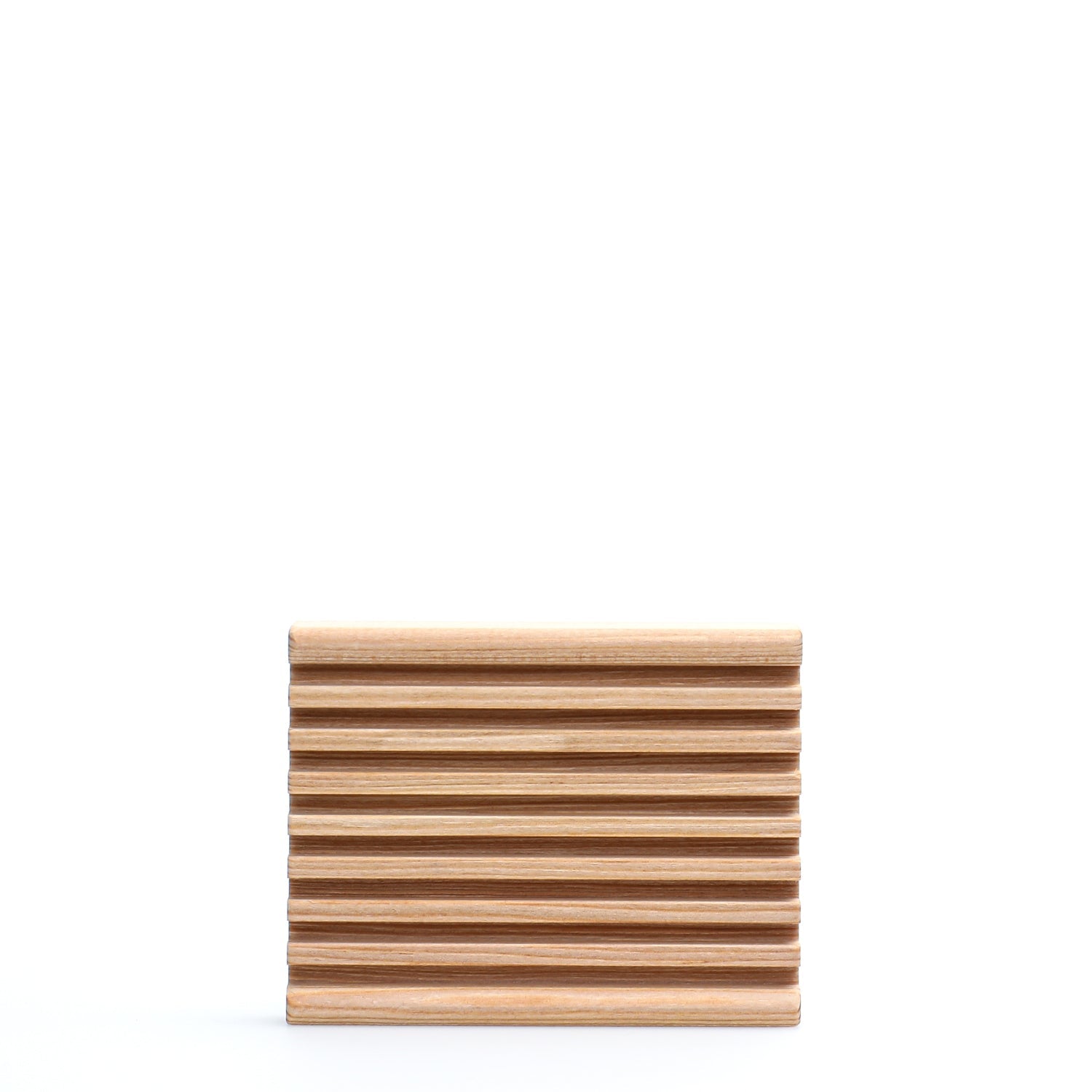 Porte-savon ligné grand modèle