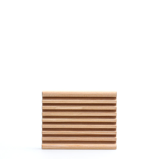 Porte-savon ligné grand modèle