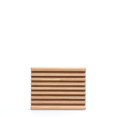 Porte-savon ligné grand modèle