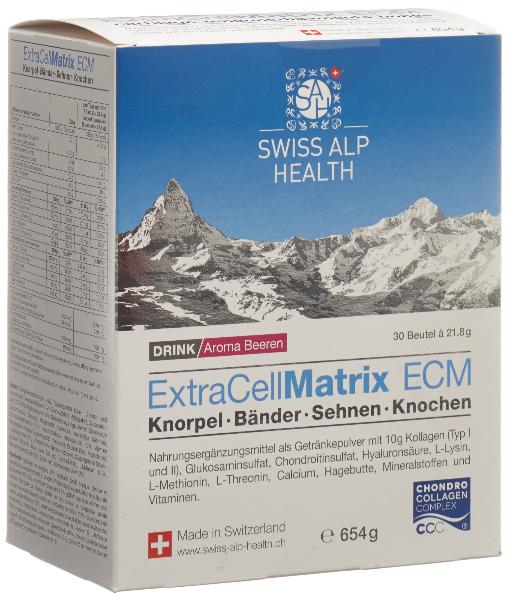 SWISS ALP HEALTH Extra Cell Matrix Drink Gelenke Beeren Beutel (30 Stk.)