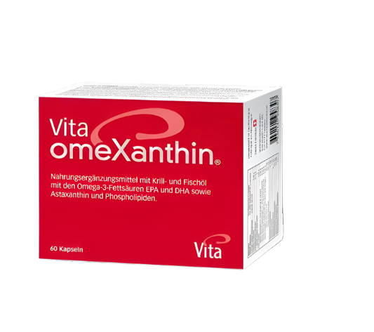Vita Omexanthin – Omega-3 svizzero e astaxantina complesso marino (60 capsule)