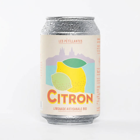Organic Lemonade "Les Pétillantes" — Lemon — Can 330ml