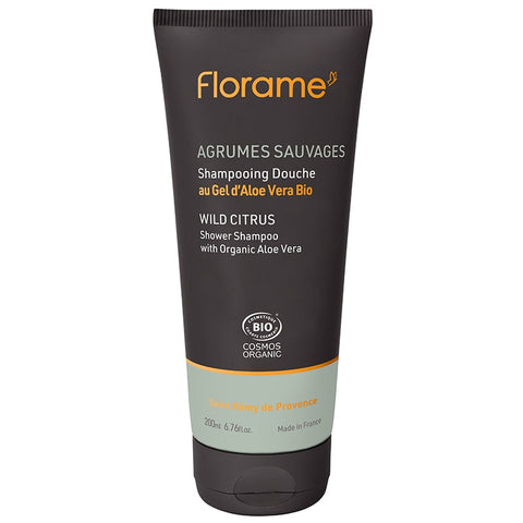 Florame - Wild Citrus Shower Shampoo 200ml COSMOS - Refreshing citrus cleanse for vibrant hair 🍊✨