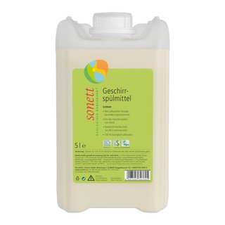 SONETT Geschirrspülmittel Lemon, Nature Care Product 5 l
