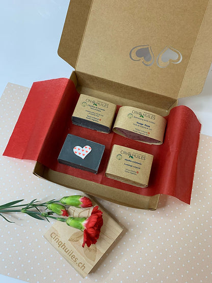 Coffret Découverte 3 Savons + 1Shampooing