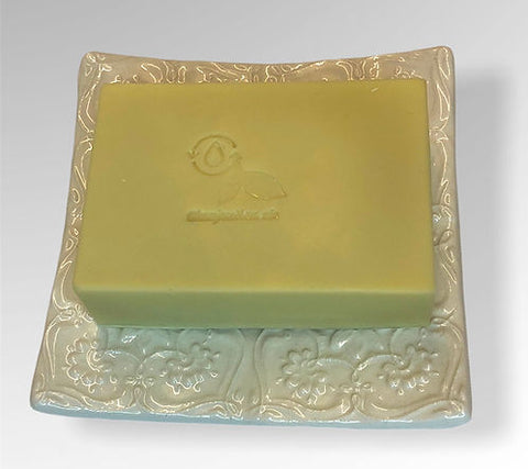 Porte savon céramique "Le carré blanc"