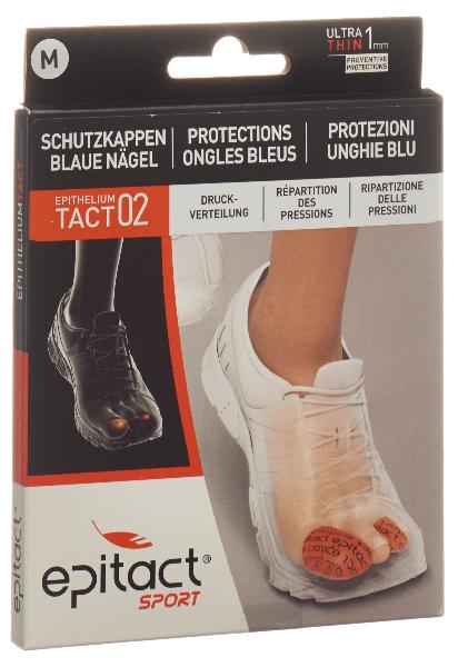 EPITACT SPORT Zehenschutz blaue Näg M 25mm 2 Stk