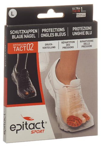 EPITACT SPORT Zehenschutz blaue Näg L 34mm 2 Stk