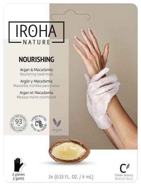 IROHA HANDS&FEET Handmasken-Handschuh Pflege 2 x 9 ml