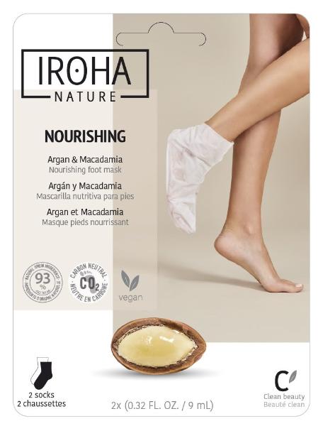 IROHA HANDS&FEET Fußmasken-Socken Nour 2 x 9 ml