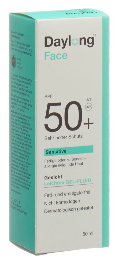 DAYLONG Sensitive Gesichts-Gel-Fluid SPF50+ Tb 50 ml