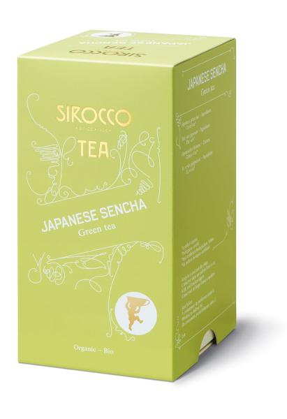 Bustine di tè SIROCCO Sencha giapponese 20 pezzi