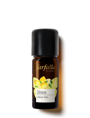 Farfalla – Organic Lemon Essential Oil | Aromatherapy Oil | 10 ml